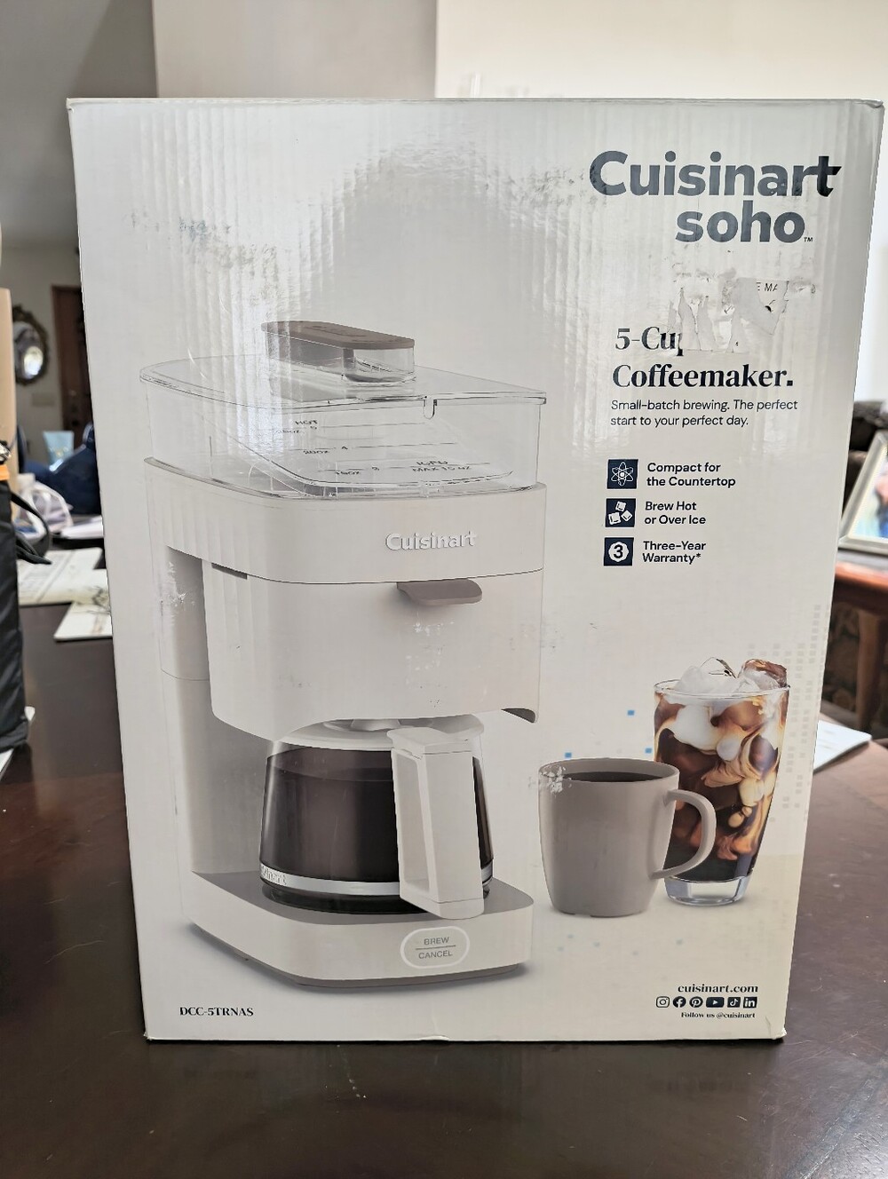 Cuisinart Soho 5-Cup Coffeemaker in White